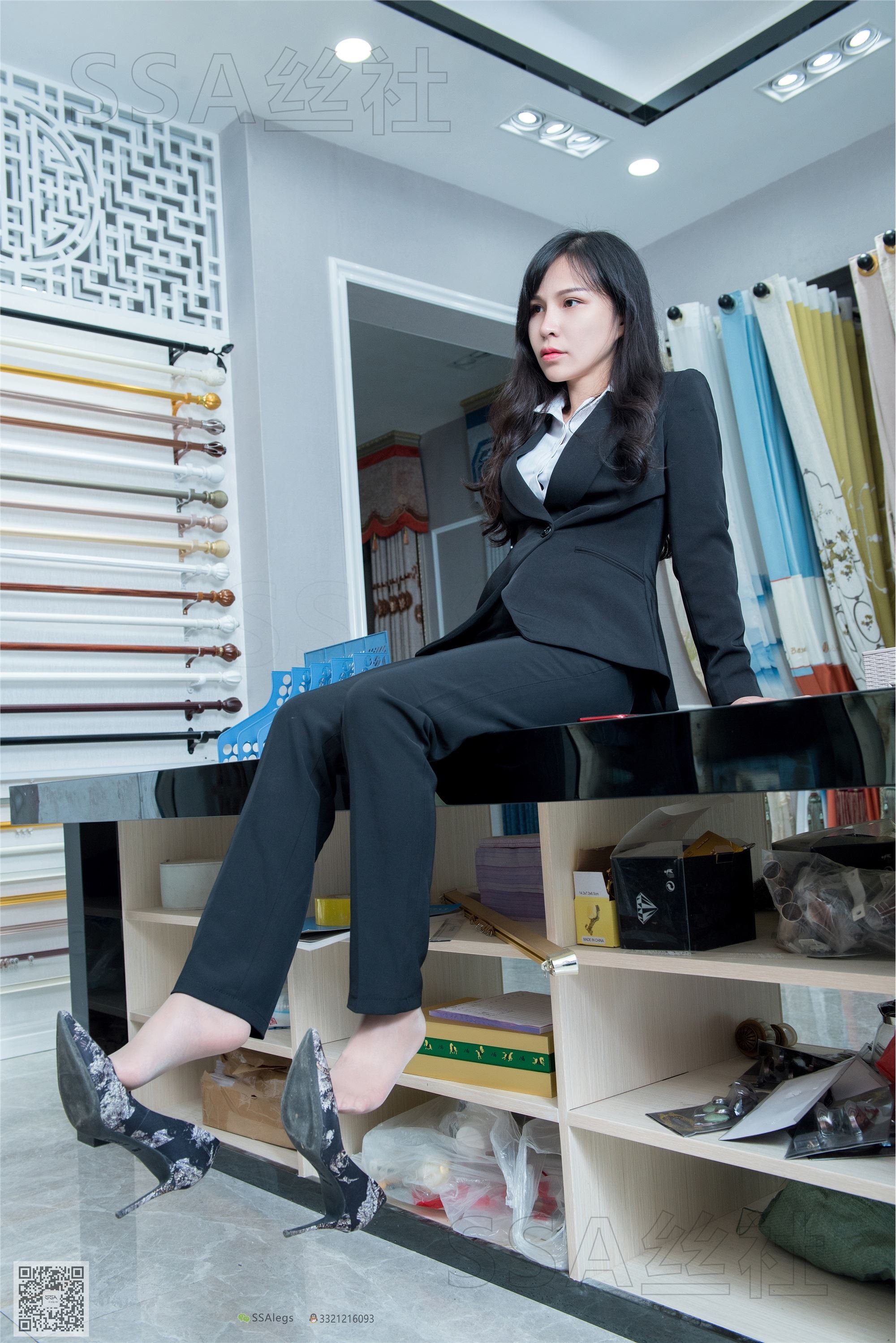 SSA丝社  NO.059 雪梨 卖窗帘的小姐姐